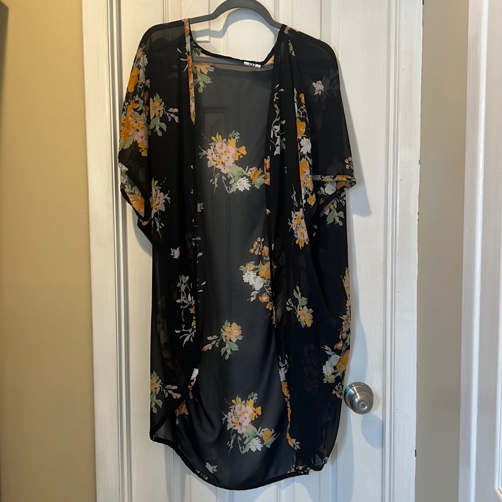 Kimono sheer top